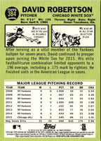 2016 Topps Heritage David Robertson #384