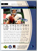 1999 Upper Deck Black Diamond Jon Kitna