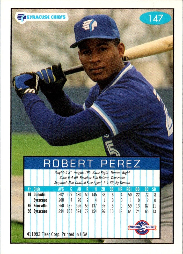 1993 Fleer Excel Robert Perez