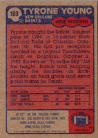 1985 Topps Tyrone Young #109 Rookie