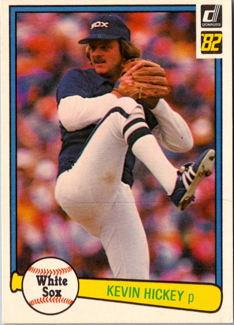 1982 Donruss Kevin Hickey