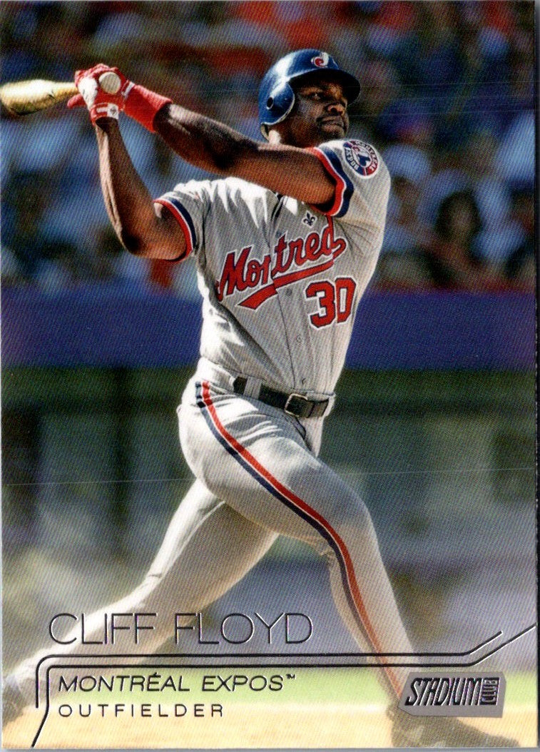 2015 Stadium Club Cliff Floyd