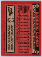 1986 Topps Barbaro Garbey #609
