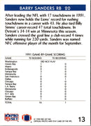1992 Pro Set Barry Sanders