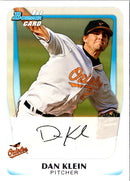 2011 Bowman Prospects Dan Klein