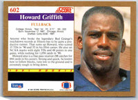1991 Score Howard Griffith #602