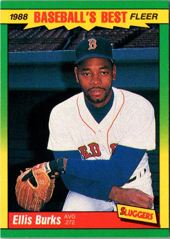 1988 Fleer Baseball's Best Sluggers vs Pitchers Ellis Burks #5