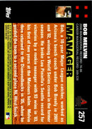 2007 Topps Bob Melvin