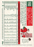 2008 Topps Heritage David Murphy #193