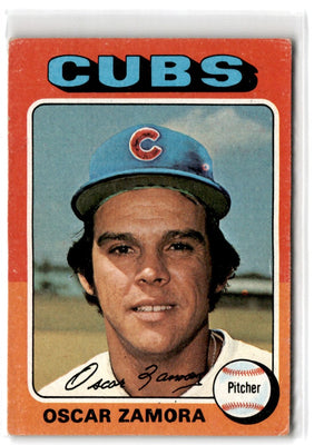 1975 Topps Oscar Zamora #604 Rookie EXMT
