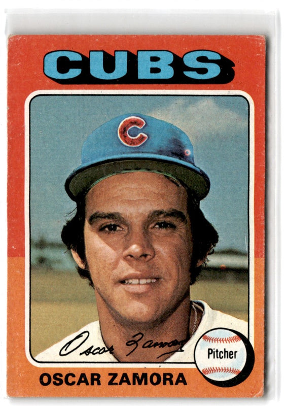 1975 Topps Oscar Zamora #604 Rookie EXMT