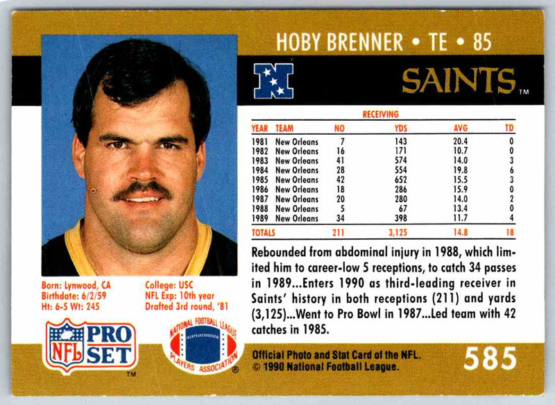 1990 Proset Hoby Brenner