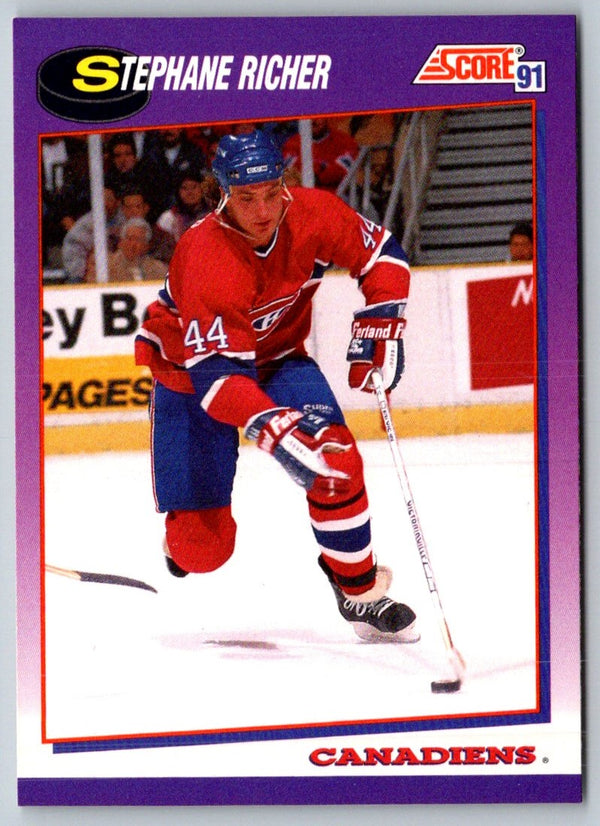 1991 Score American Stephane Richer #234