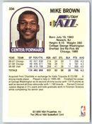 1989 NBA Hoops Mike Brown
