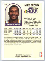 1989 NBA Hoops Mike Brown #336