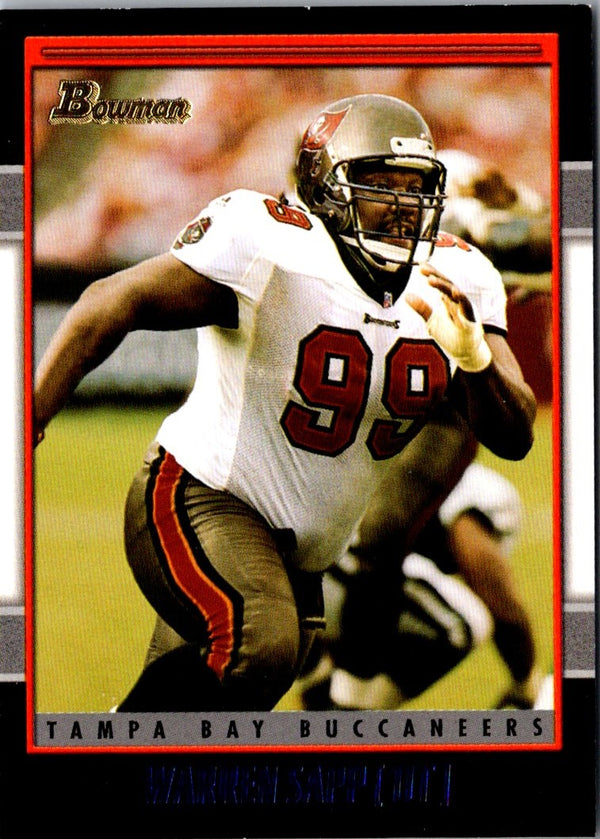 2001 Bowman Warren Sapp #129