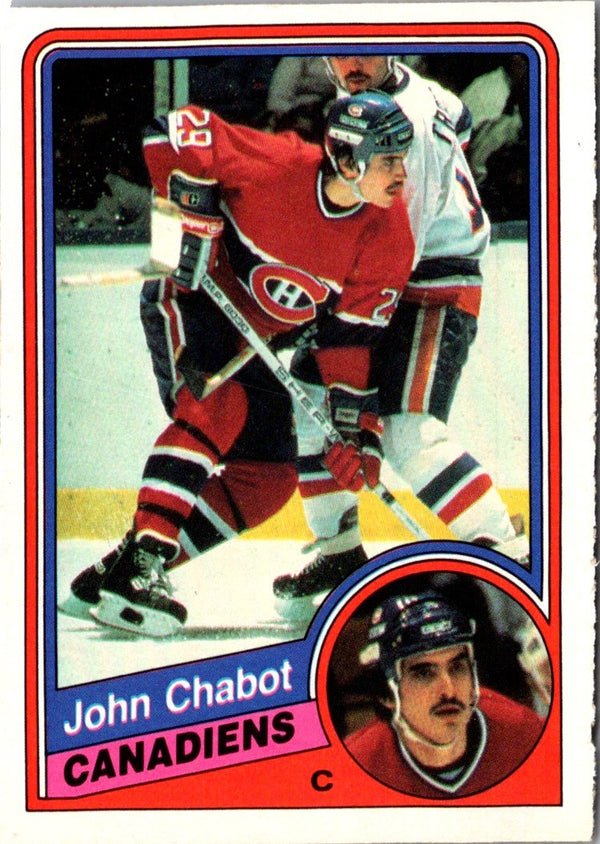 1984 O-Pee-Chee John Chabot #258 Rookie