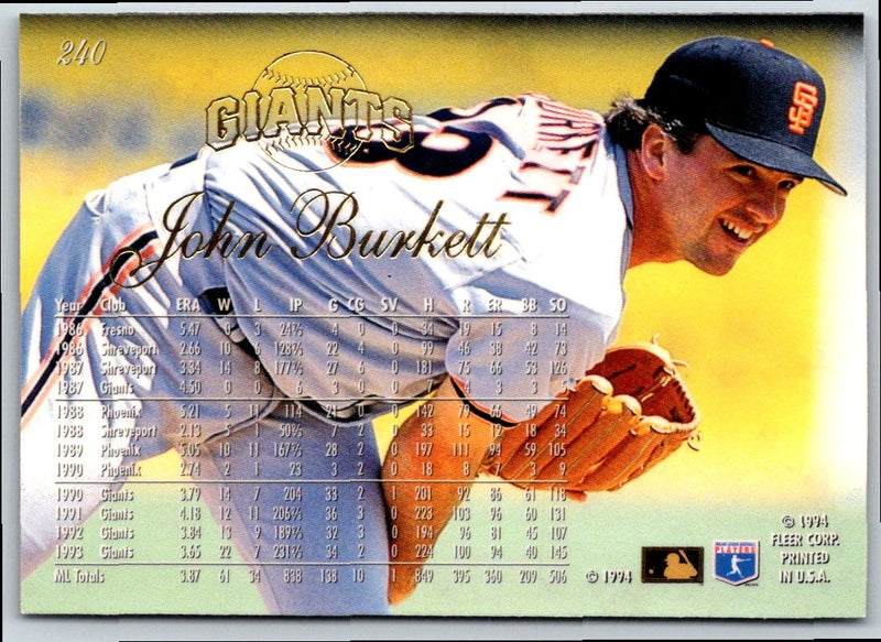 1994 Flair John Burkett