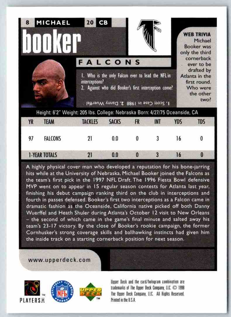 1995 Upper Deck Michael Booker