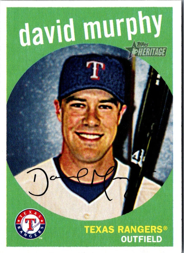 2008 Topps Heritage David Murphy #193