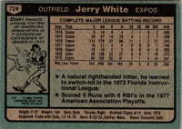 1980 Topps Jerry White #724