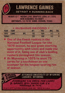 1977 Topps Lawrence Gaines