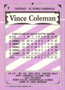1990 Topps Kay-Bee Kings of Baseball Vince Coleman