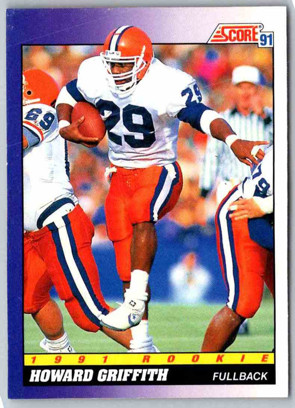1991 Score Howard Griffith #602