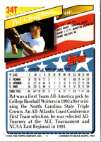 1993 Topps Traded Pat Clougherty #34T Rookie