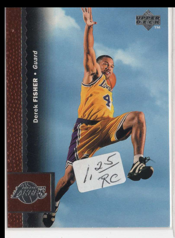 1997 Upper Deck Derek Fisher #60 Rookie