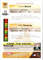 2005 Topps Total Willy Taveras/Luke Scott #713 Rookie