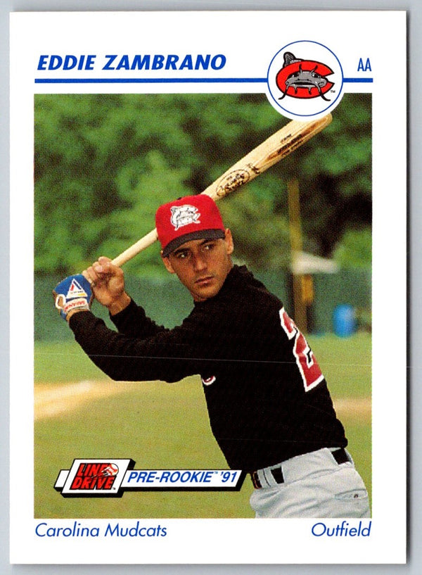 1991 Line Drive AA Eddie Zambrano #123