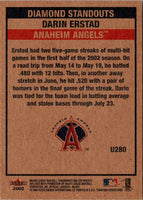 2002 Fleer Tradition Update Darin Erstad #U280