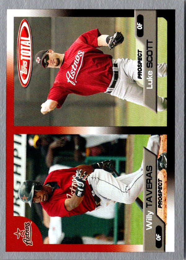 2005 Topps Total Willy Taveras/Luke Scott #713 Rookie