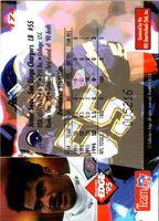 1995 Collector's Edge Black Label Silver Die Cuts Junior Seau #174