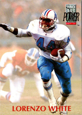 1992 Pro Set Power Lorenzo White #44