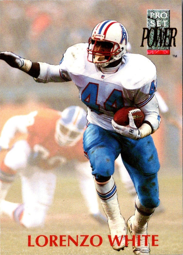 1992 Pro Set Power Lorenzo White #44