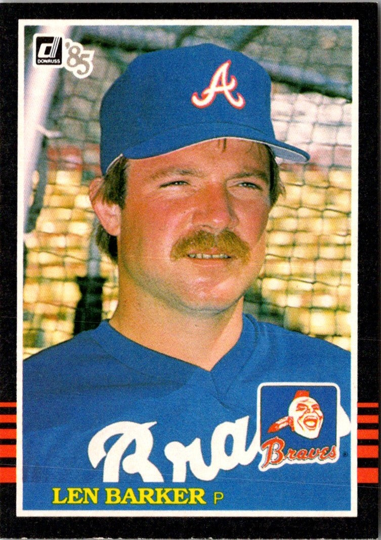 1985 Donruss Len Barker