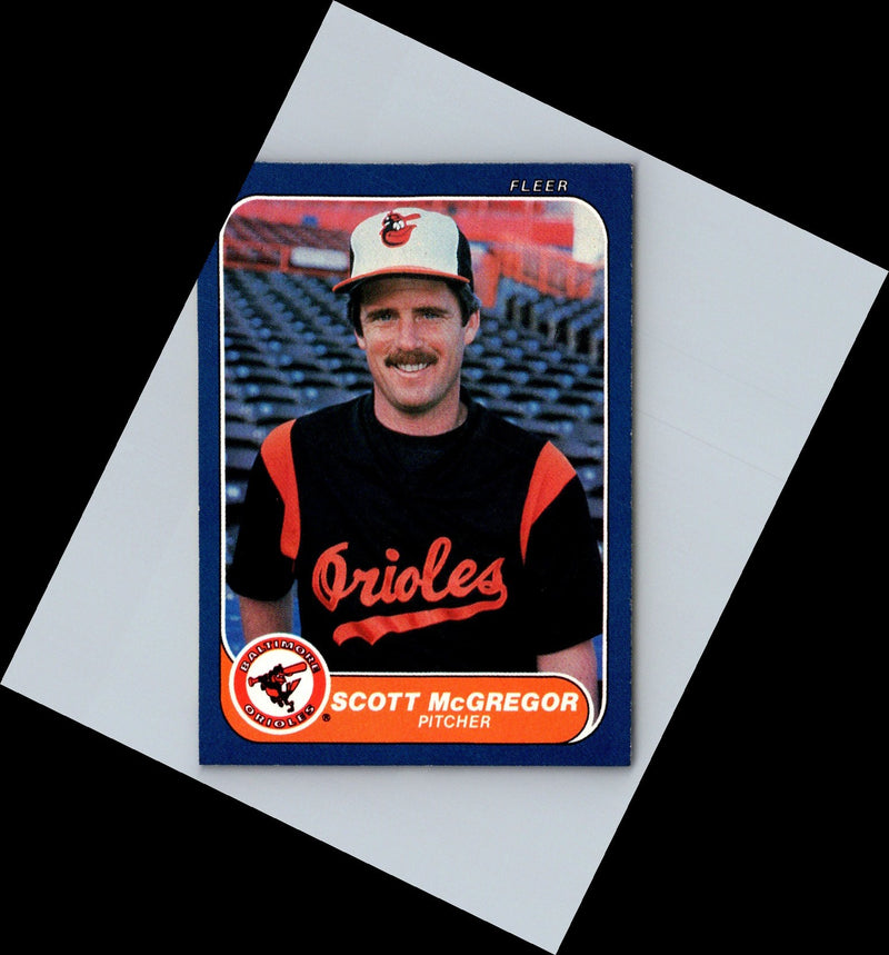 1986 Fleer Scott McGregor