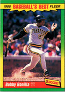 1988 Fleer Baseball's Best Sluggers vs Pitchers Bobby Bonilla