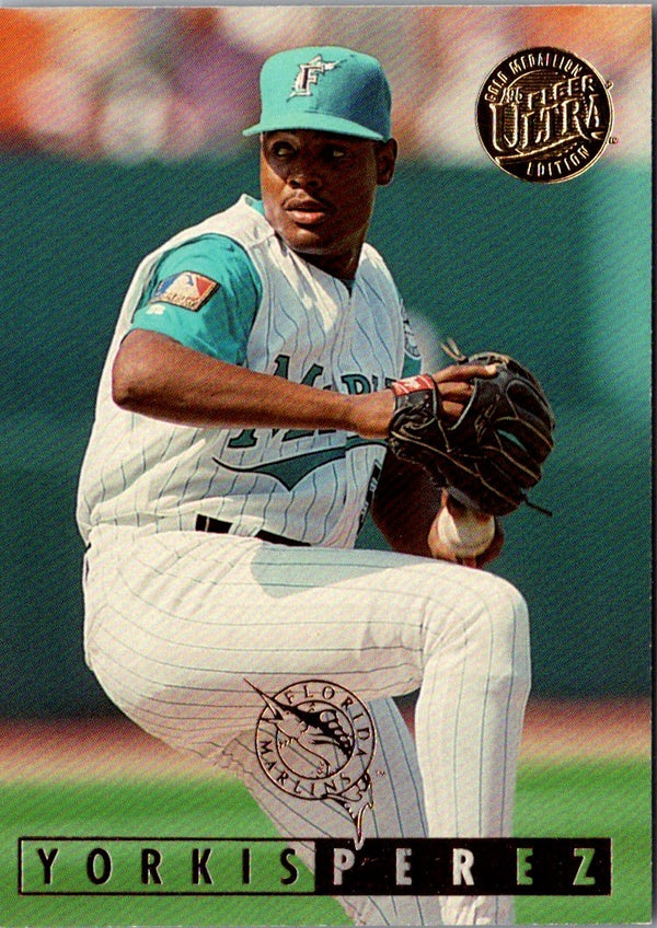 1995 Ultra Yorkis Perez #165