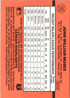 1990 Donruss John Moses #590