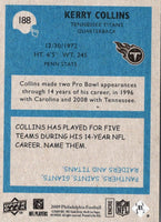 2009 Philadelphia Kerry Collins #188