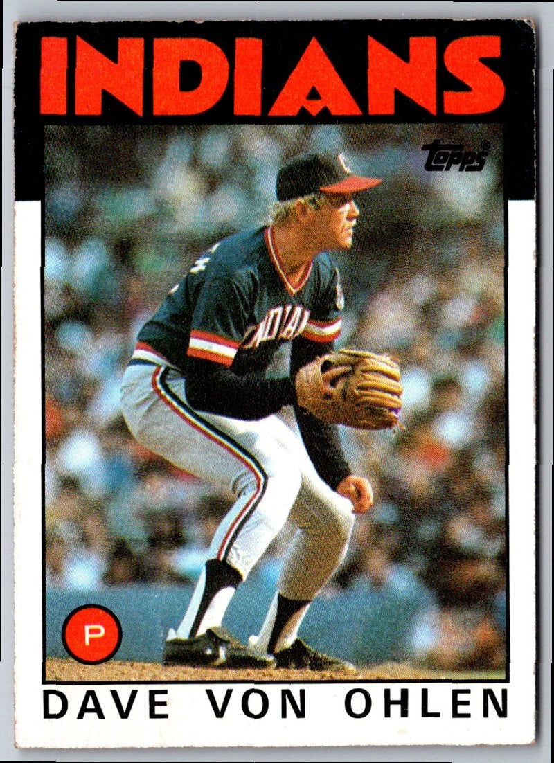 1986 Topps Dave Von Ohlen