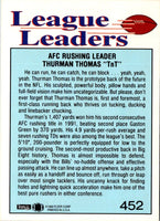 1992 Fleer Thurman Thomas #452