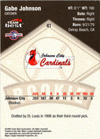 1999 Team Best Gabe Johnson #41