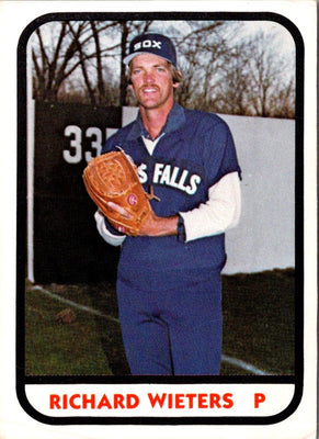 1981 TCMA Glens Falls White Sox Richard Wieters #8