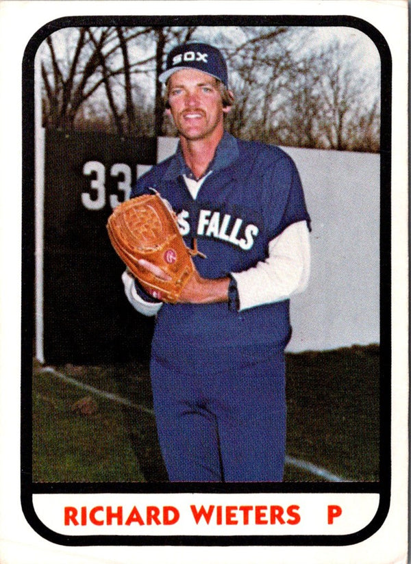 1981 TCMA Glens Falls White Sox Richard Wieters #8