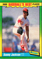 1988 Fleer Baseball's Best Sluggers vs Pitchers Danny Jackson #21