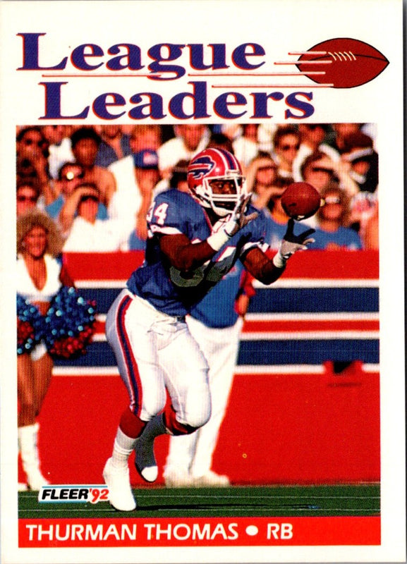 1992 Fleer Thurman Thomas #452